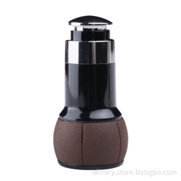 Dual USB leather grain smart car charger
